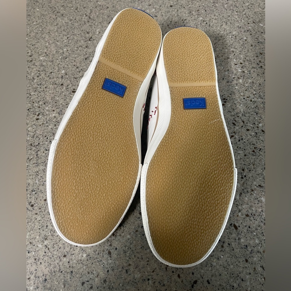 Keds Champion Penant Leather Sneakers Mens Size 8.5 Womens Size 10.5 - Picture 9 of 10